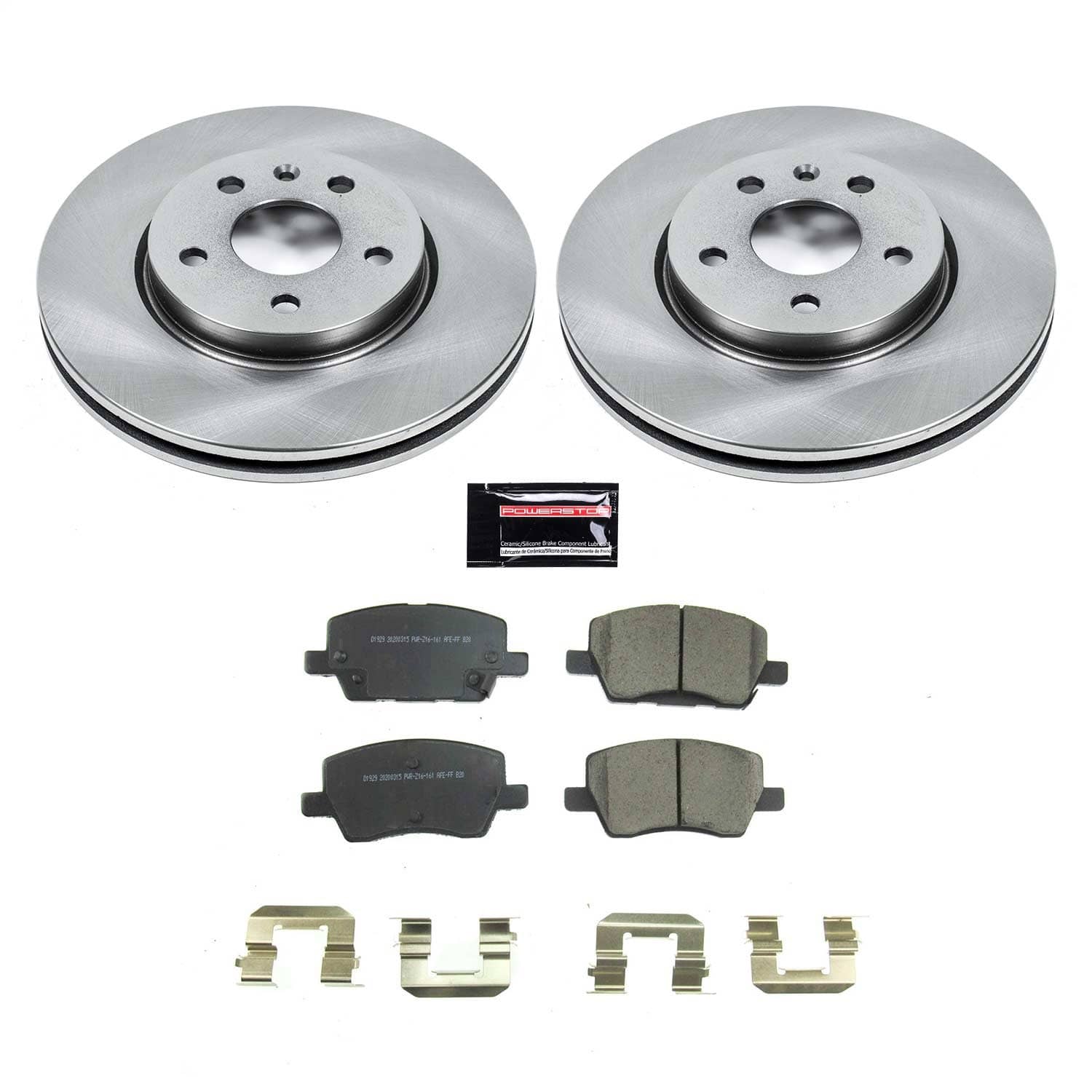 Power Stop - KOE8635 - Front - Disc Brake Pad and Rotor Kit