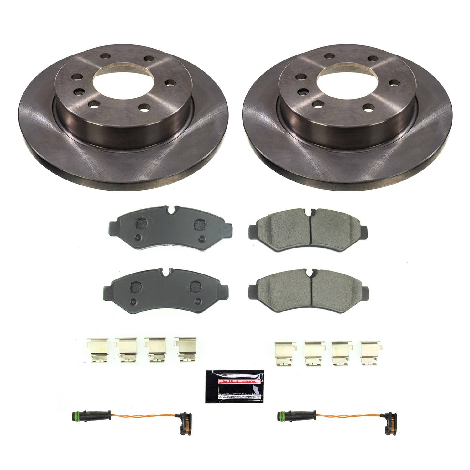 Power Stop - KOE8655 - Rear - Disc Brake Pad and Rotor Kit