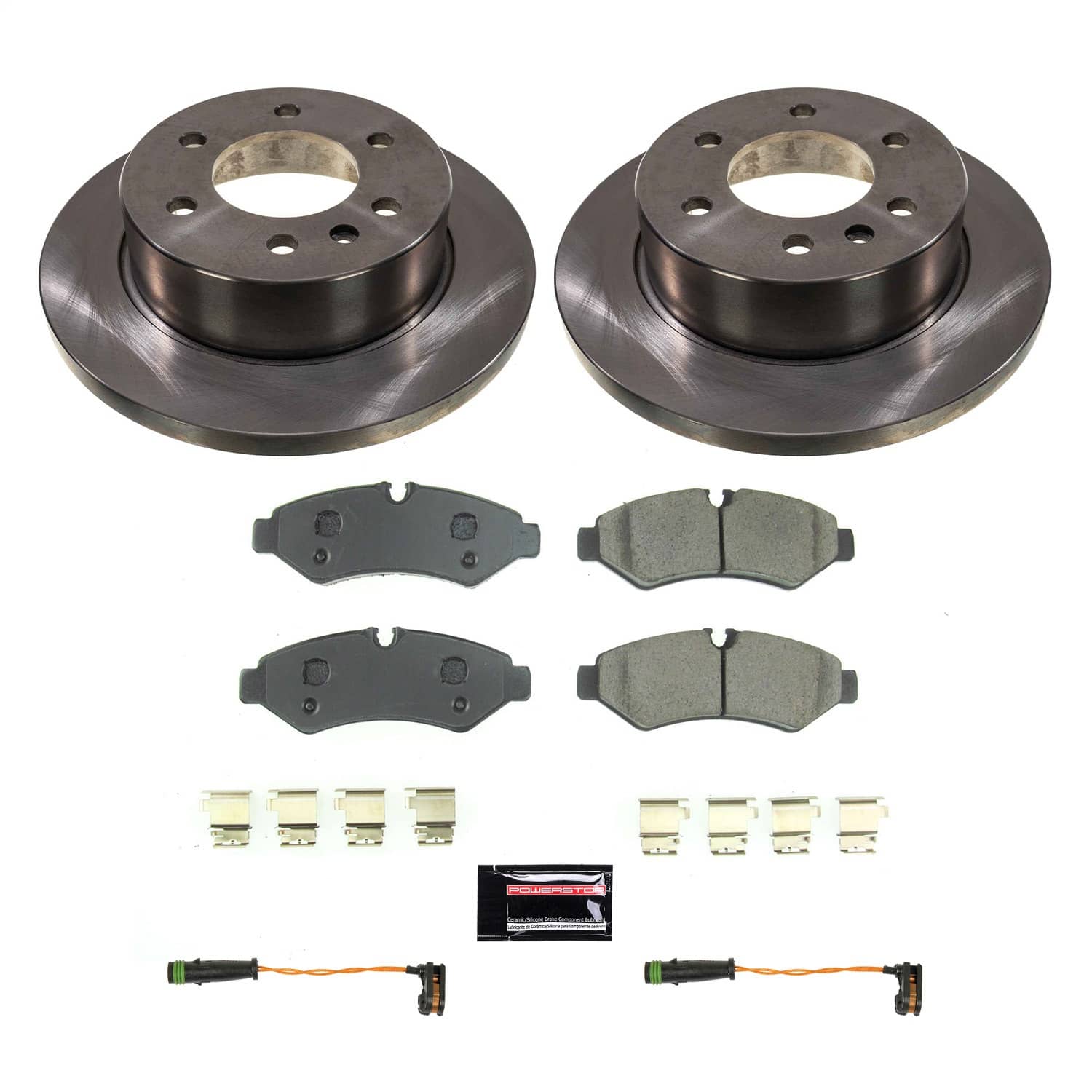 Power Stop - KOE8656 - Rear - Disc Brake Pad and Rotor Kit