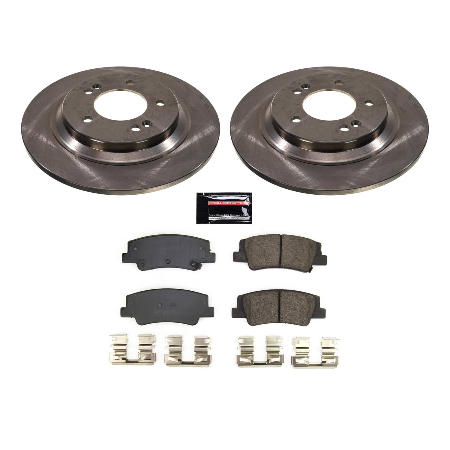 Power Stop - KOE8772 - Rear - Disc Brake Pad and Rotor Kit