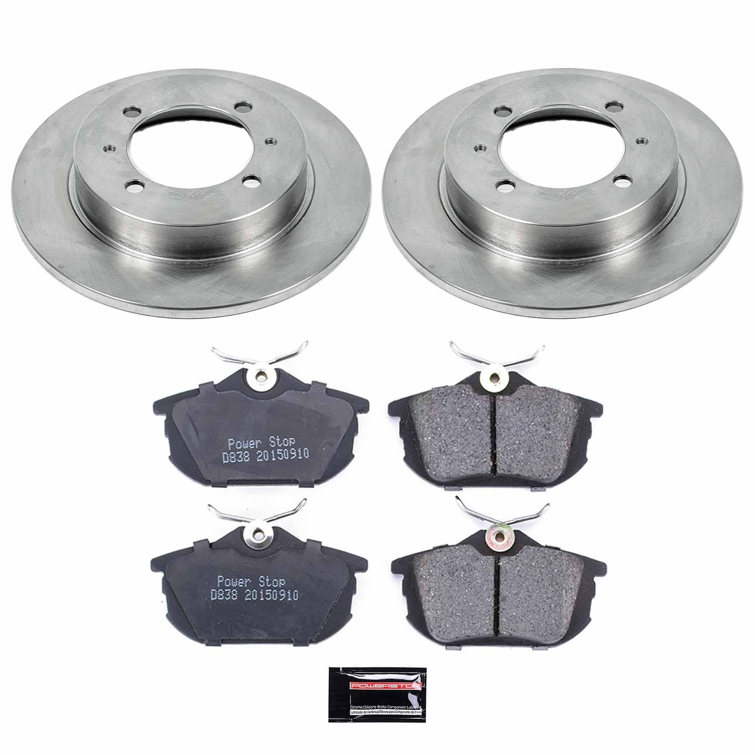 Power Stop - KOE913 - Rear - Disc Brake Pad and Rotor Kit