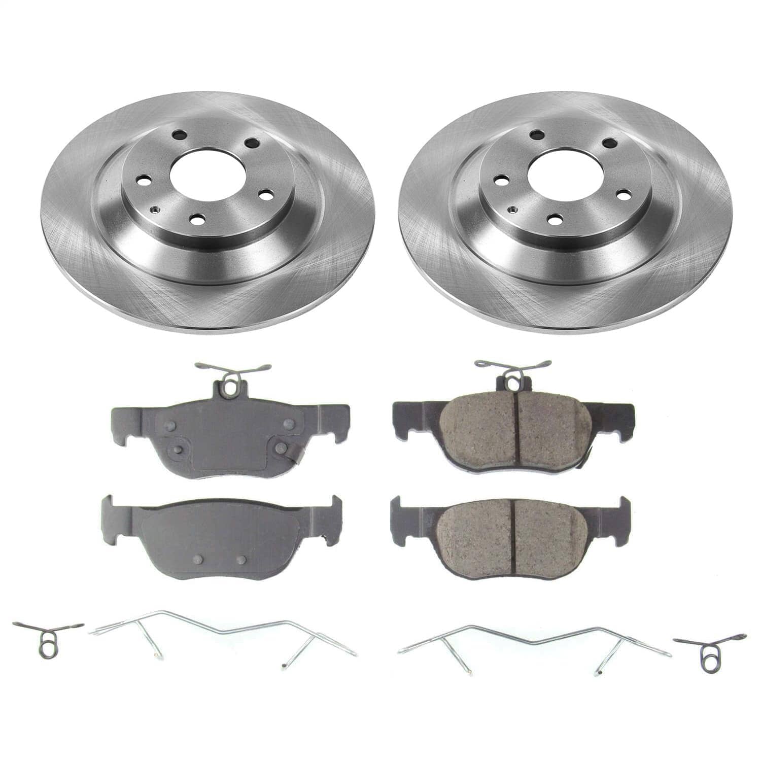 Power Stop - KOE9136 - Rear - Disc Brake Pad and Rotor Kit