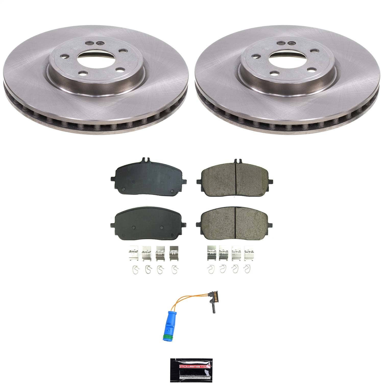Power Stop - KOE9295 - Front - Disc Brake Pad and Rotor Kit