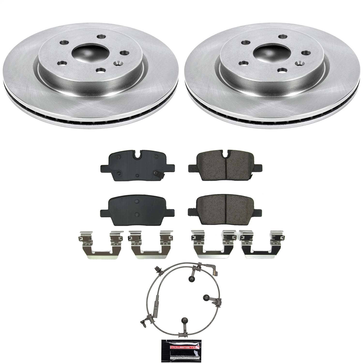 Power Stop - KOE9300 - Rear - Disc Brake Pad and Rotor Kit