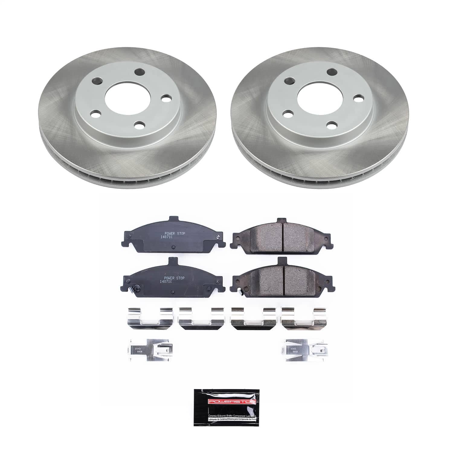 Power Stop - SC1551 - Front - Disc Brake Pad and Rotor Kit
