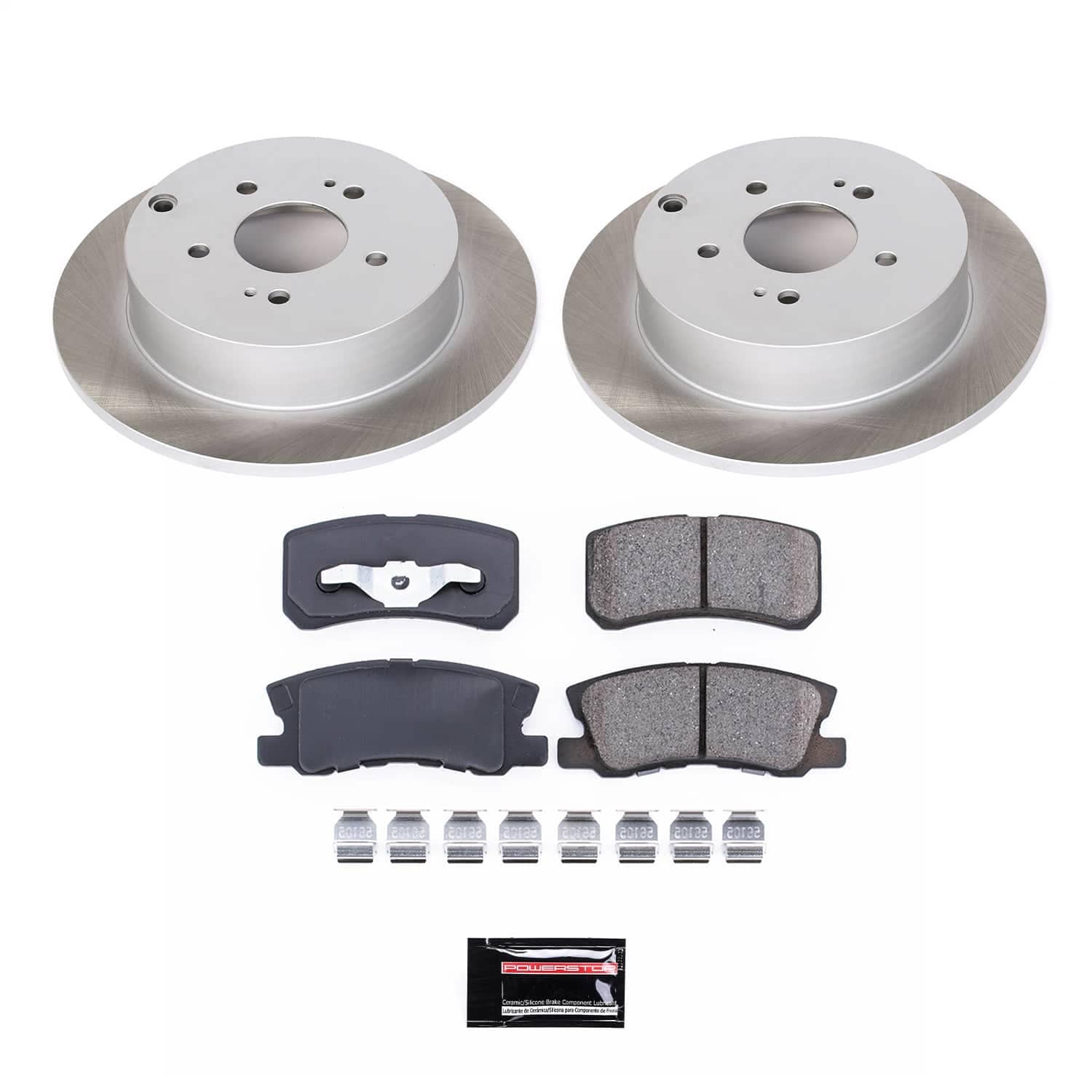 Power Stop - SC5260 - Rear - Disc Brake Pad and Rotor Kit