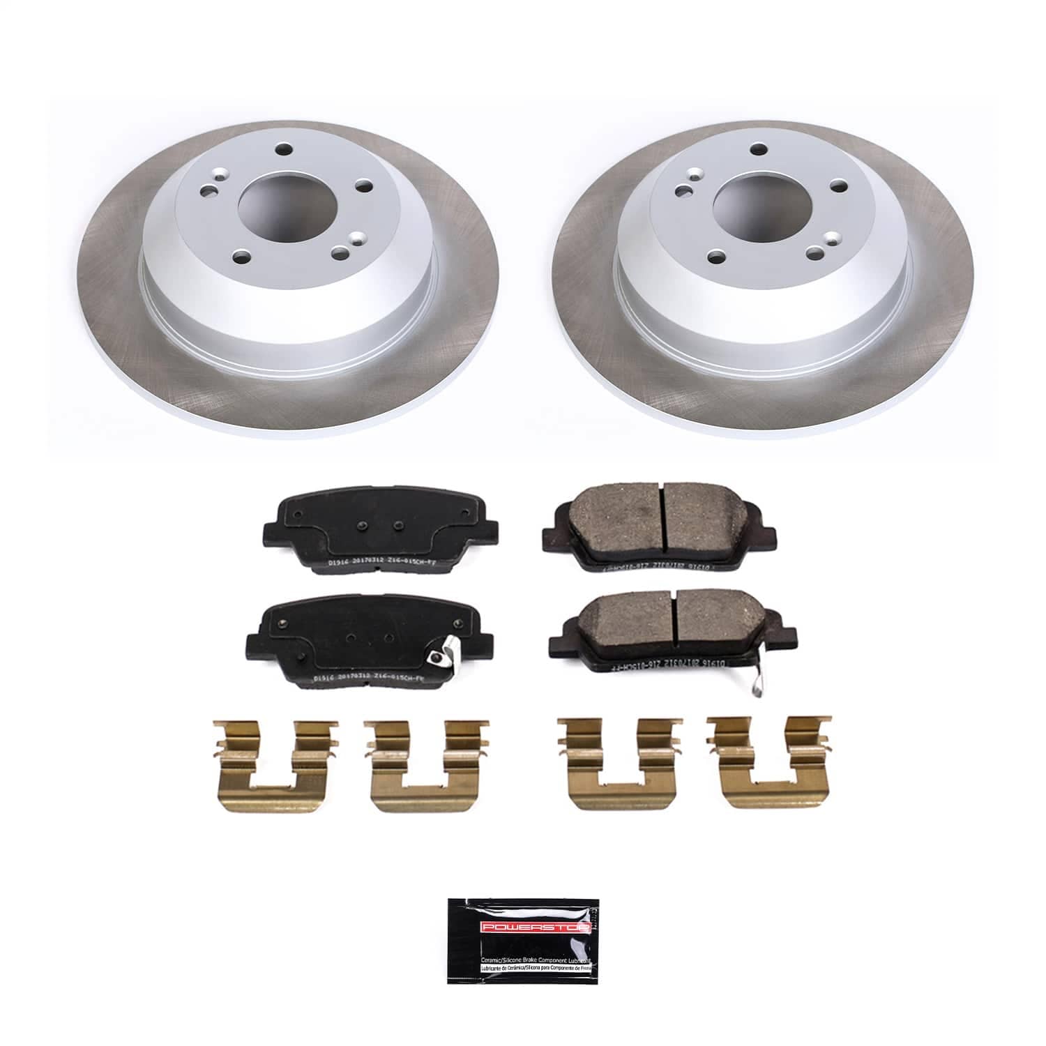Power Stop - SC7507 - Rear - Disc Brake Pad and Rotor Kit