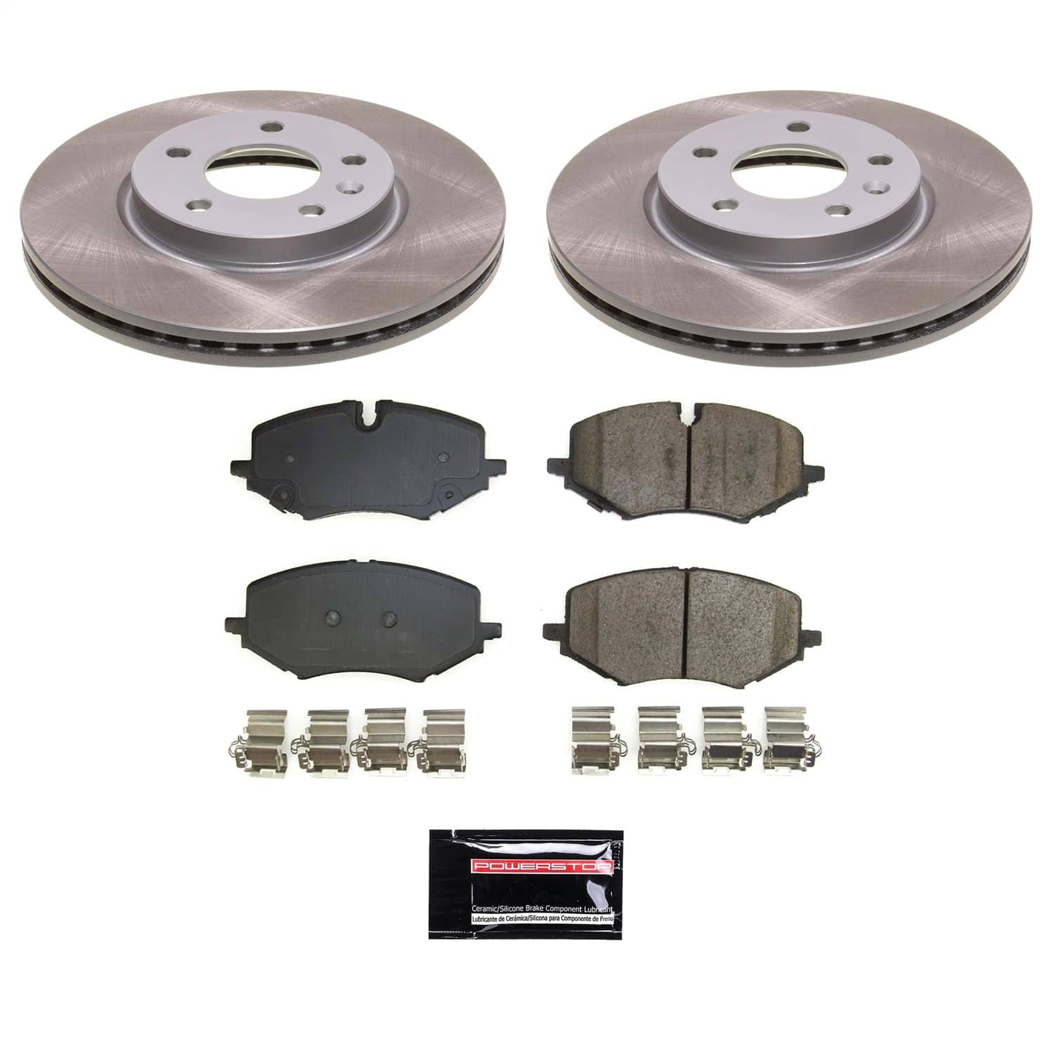 Power Stop - SC8671 - Front - Disc Brake Pad and Rotor Kit
