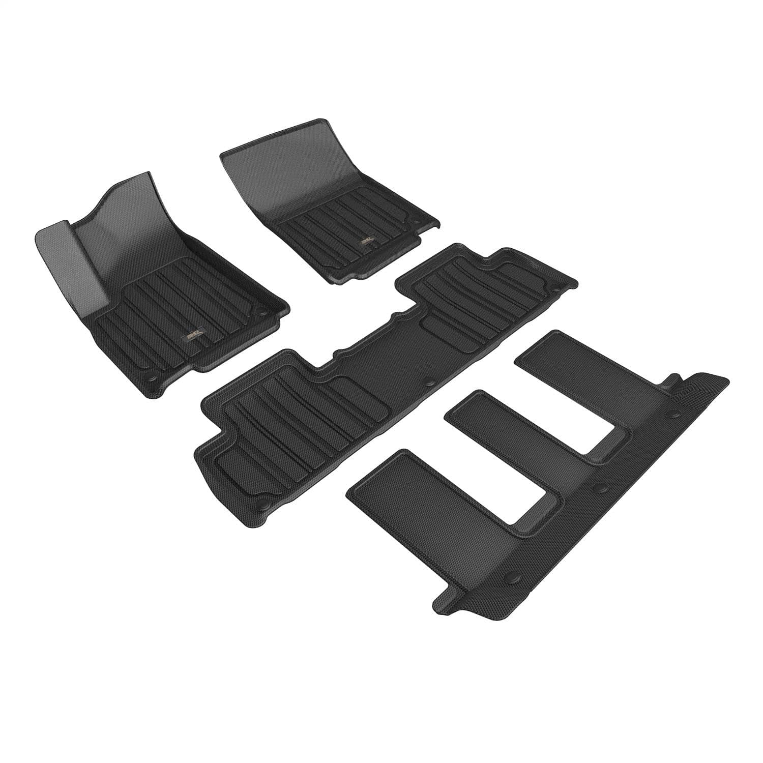 3D MAXpider - E1RI00501809 - Front Rear and Third Row - Floor Mat Set
