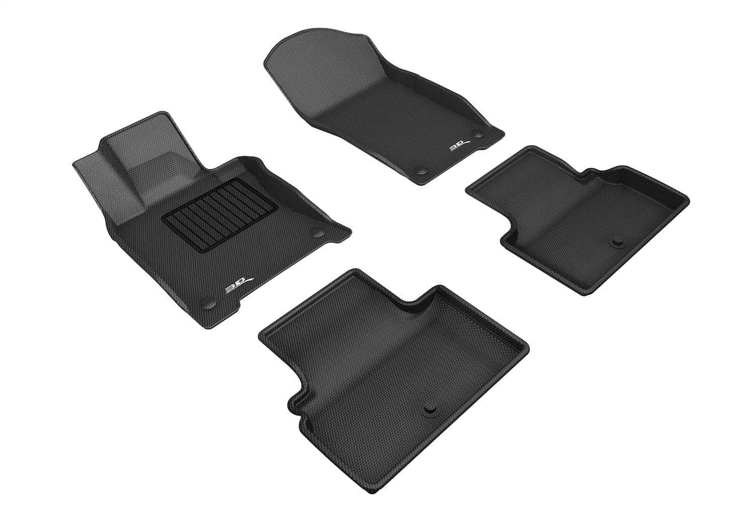 3D MAXpider - L1IN03001509 - Front Rear and Third Row - Floor Mat Set